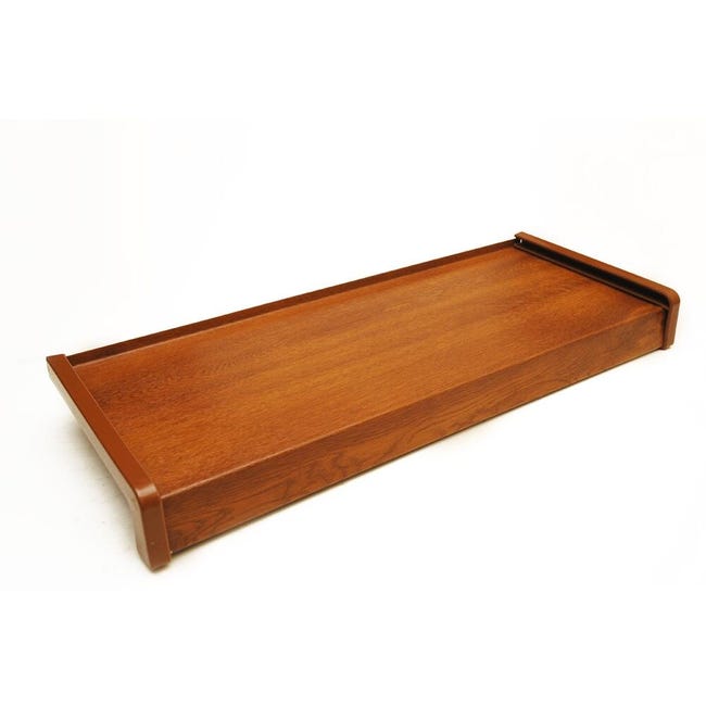 Parapet zewnętrzny stalowy złoty dąb 150x20x0.5 cm Domidor