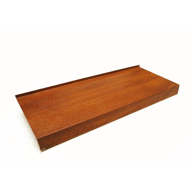 Parapet zewnętrzny stalowy złoty dąb 150x20x0.5 cm Domidor