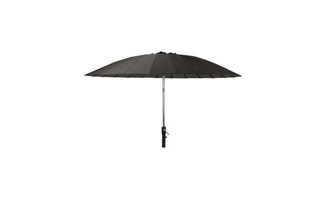 Parasol ogrodowy okrągły Shanghai 270x245cm czarny