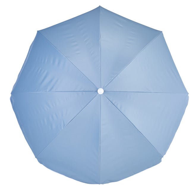 Parasol plażowy okrągły Vali 200x215 cm niebieski Naterial