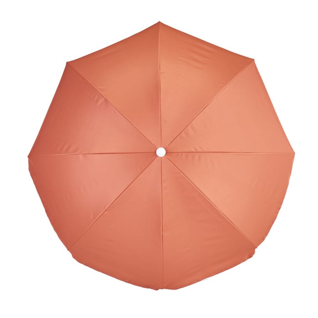 Parasol plażowy okrągły Vali 200x215 cm pomarańczowy Naterial