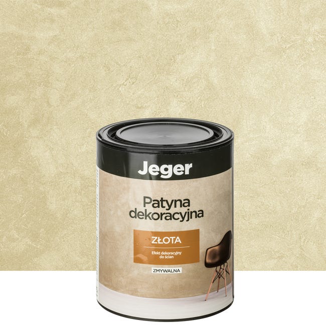 Patyna dekoracyjna 0.75 l Złota Zmywalna JEGER