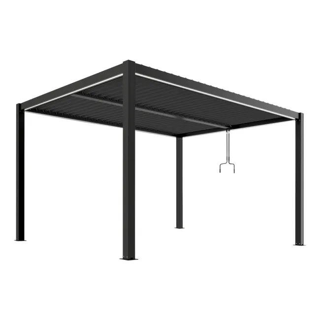 Pawilon ogrodowy Luxe 3x4 m czarny
