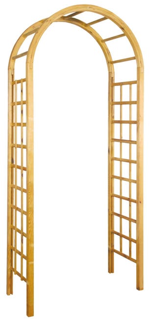 Pergola ogrodowa Róża 90x45x220 cm z łukiem drewniana Sobex