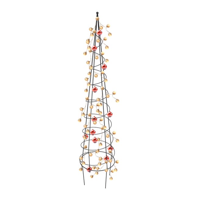 Pergola ogrodowa obelisk 150x31,5 cm metalowa Lustan