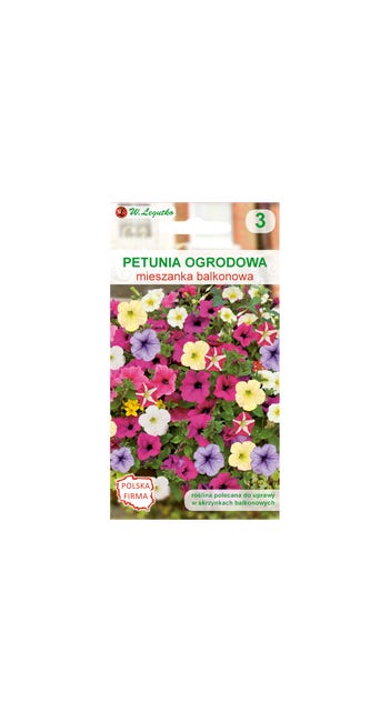 Petunia ogrodowa mieszanka nasiona tradycyjne W.Legutko