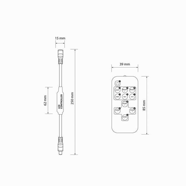 Pilot i sterownik Mono 5-24 V IP20 Goldlux