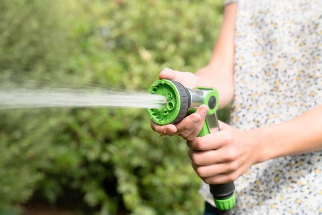 Pistolet do podlewania 8 funkcji metalowy Geolia