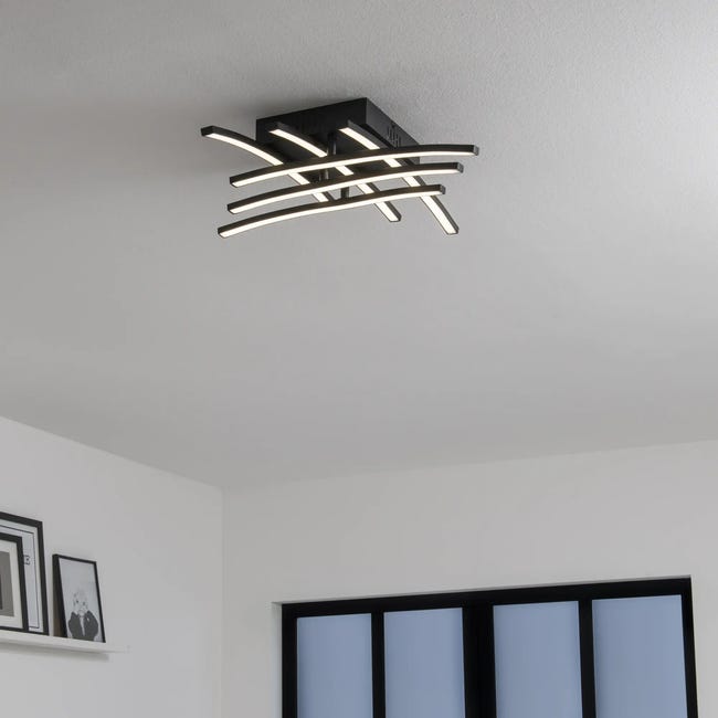 Plafon Beryl czarny LED Inspire