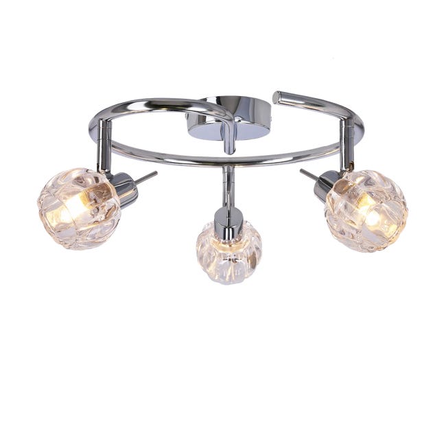 Plafon Colorado srebrny 3 x G9 Candellux