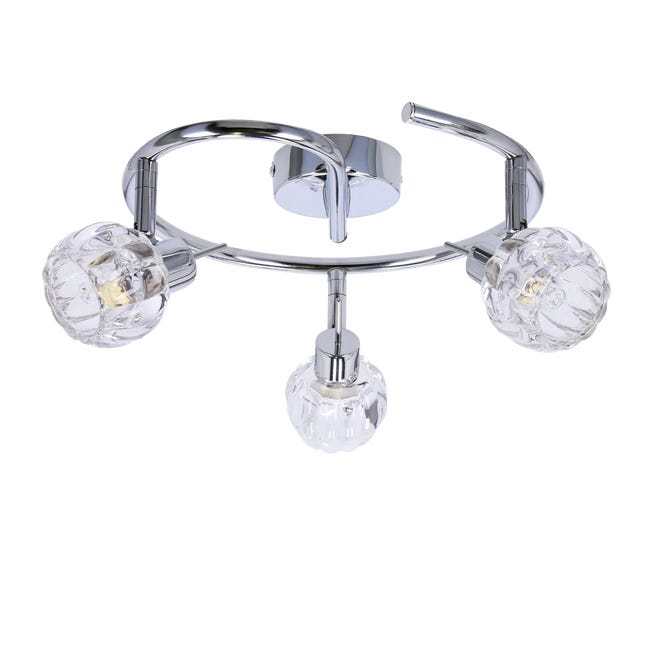 Plafon Colorado srebrny 3 x G9 Candellux