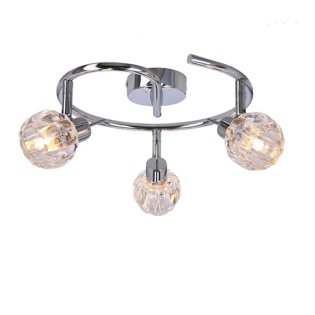 Plafon Colorado srebrny 3 x G9 Candellux