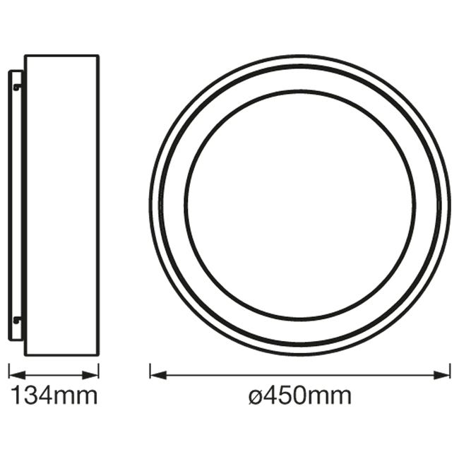 Plafon Cylinder 45 cm 2800 lm LED Ledvance