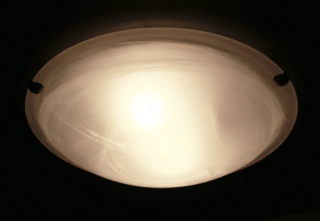 Plafon DUNA 40 cm patyna E27 CANDELLUX