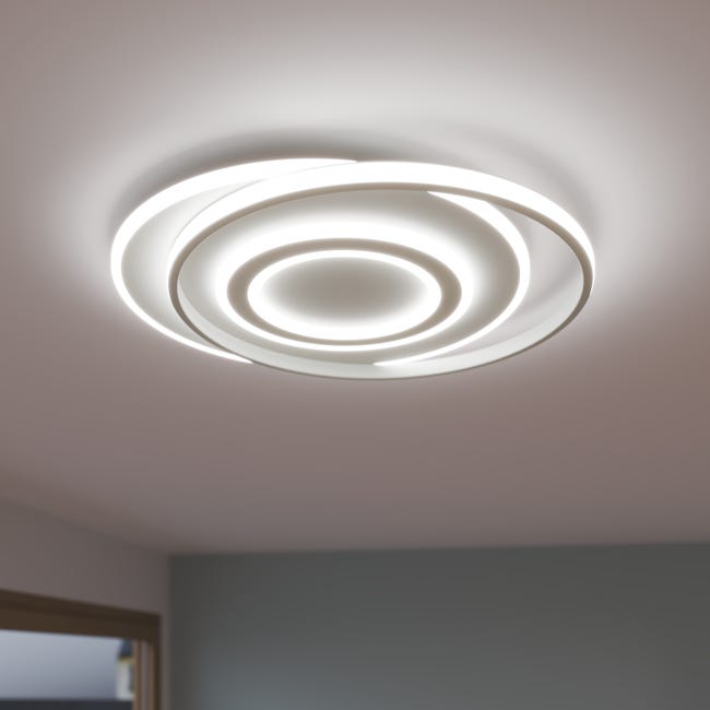 Plafon Emingo 48 cm z pilotem 13500 lm 2700-6500 K biały LED Inspire