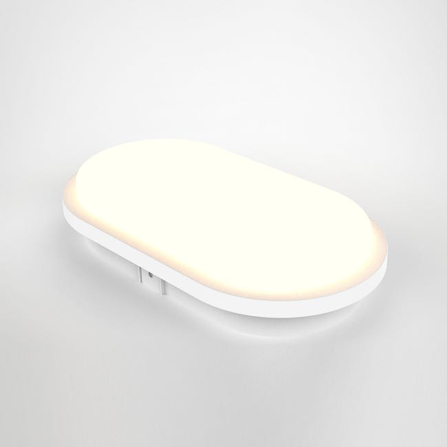 Plafon Ezy biały 27 cm IP65 LED Inspire