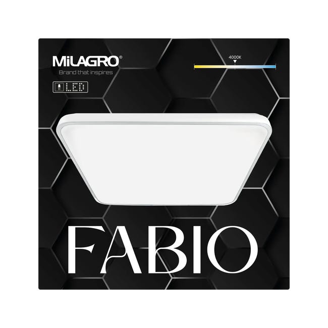 Plafon Fabio 47 cm biały 3500 lm LED Eko-Light