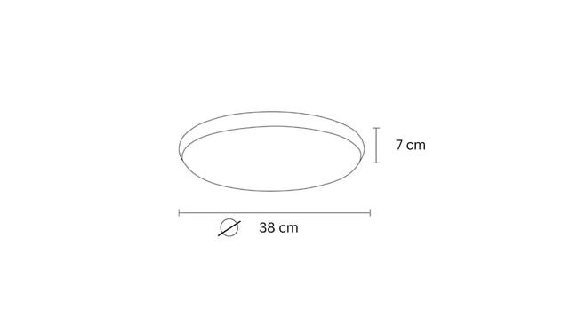 Plafon Genua biały E27 śr. 39.5 cm Activejet