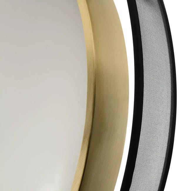 Plafon Golden Eye czarno-złoty LED Abigali