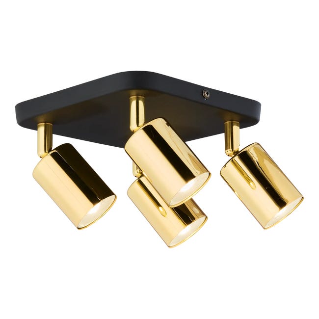 Plafon Huron złoty 4 x GU10 Tk Lighting
