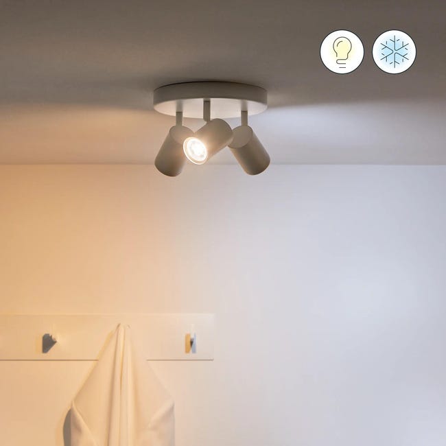 Plafon Imageo biały RGB 3 x GU10 Wiz Smart lighting