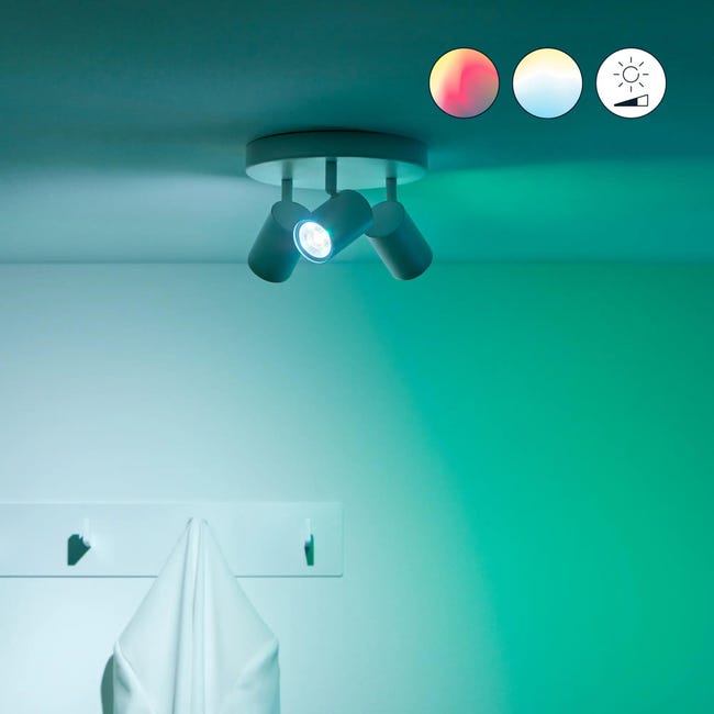 Plafon Imageo biały RGB 3 x GU10 Wiz Smart lighting