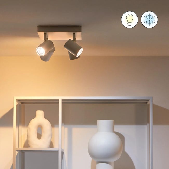 Plafon Imageo biały RGB 4 x GU10 Wiz Smart lighting