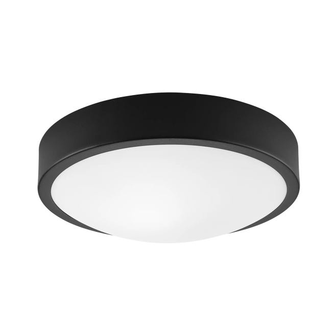 Plafon Jonas czarny E27 szer. 26 cm Lamkur