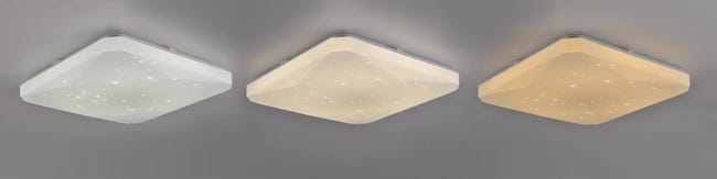 Plafon KASTOR z pilotem 43 cm biały LED POLUX