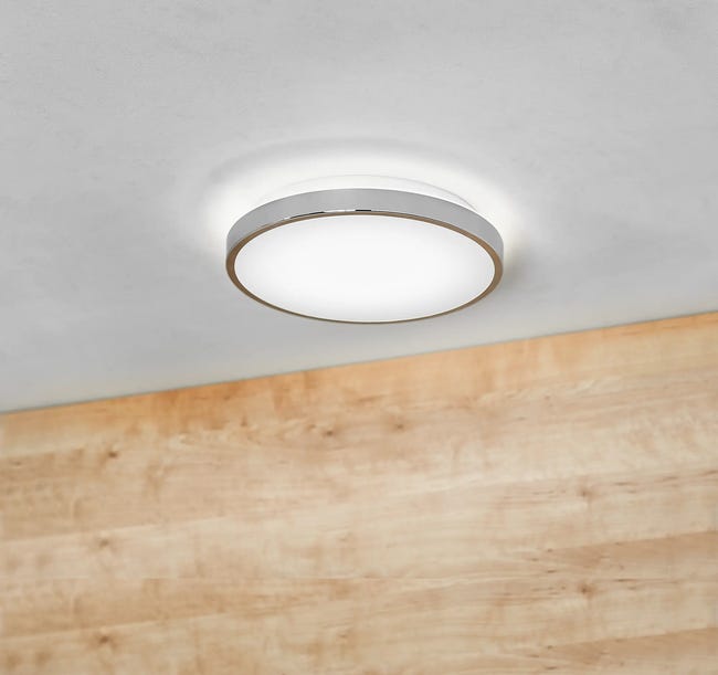 Plafon Kern chrom 30 cm LED Polux