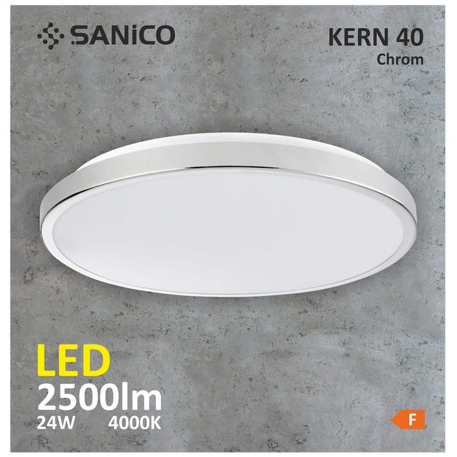 Plafon Kern chrom 40 cm LED Polux