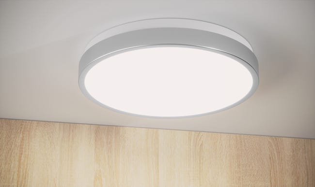 Plafon Kern nikiel 30 cm LED Polux