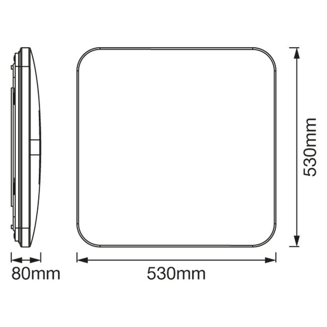 Plafon LED Orbis 45 cm 4450 lm Ledvance