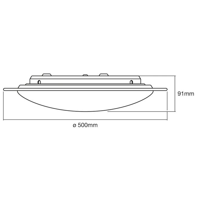 Plafon LED Orbis Sparkle 50 cm 2600 lm z pilotem Ledvance