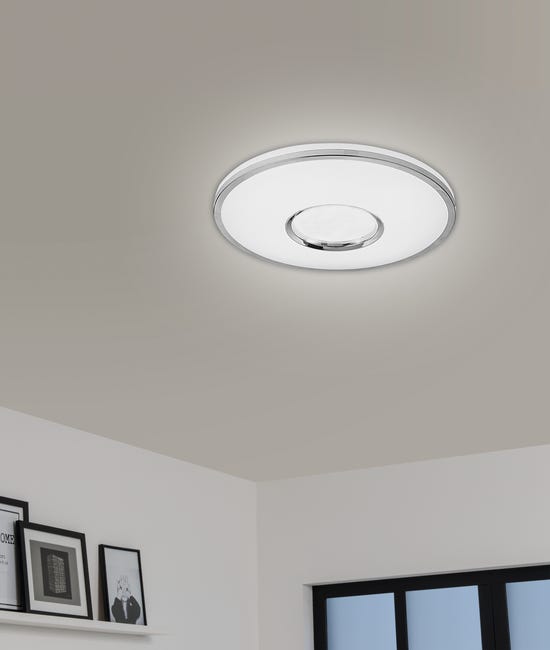 Plafon Leon z pilotem 39 cm biały 5200 lm LED Polux