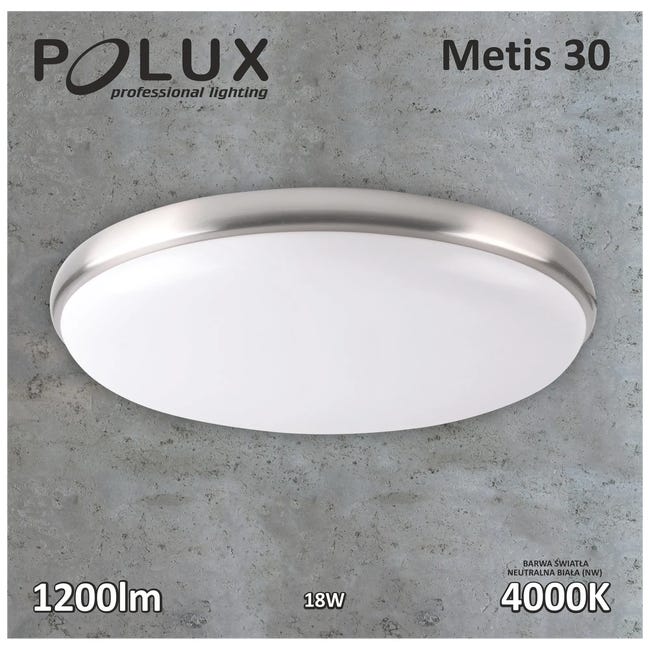 Plafon Metis biały 30 cm LED Polux