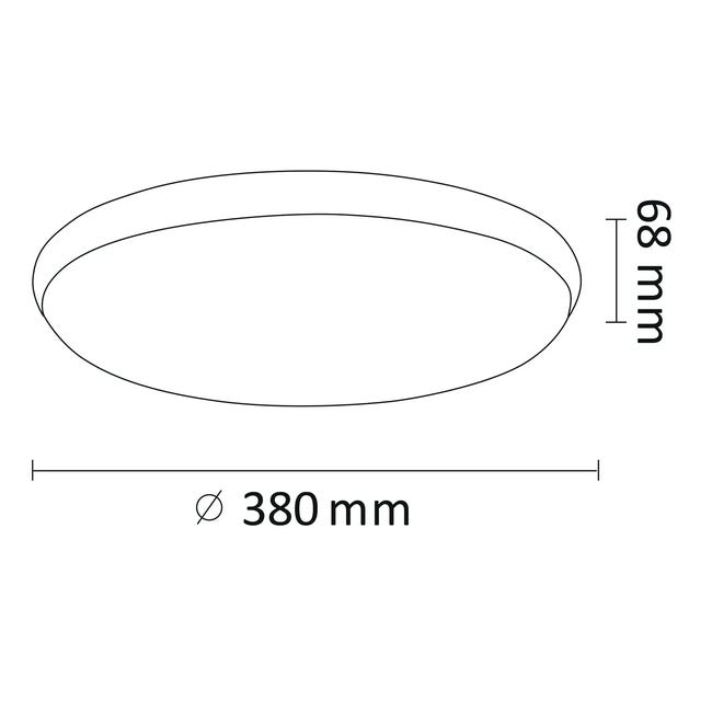 Plafon Metis biały 40 cm LED Polux
