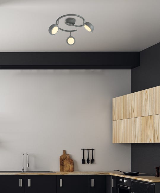 Plafon Mild szary 3 x LED Candellux