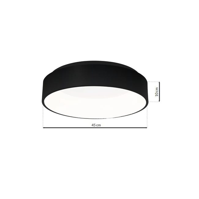 Plafon OHIO 50 cm czarny LED EKO-LIGHT