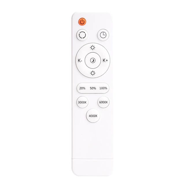 Plafon PIRIUS z pilotem 98.5 cm biały okrągły LED POLUX