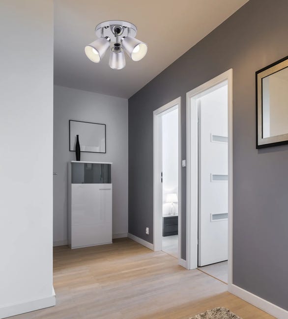 Plafon Pin srebrny 3 x E14 Candellux