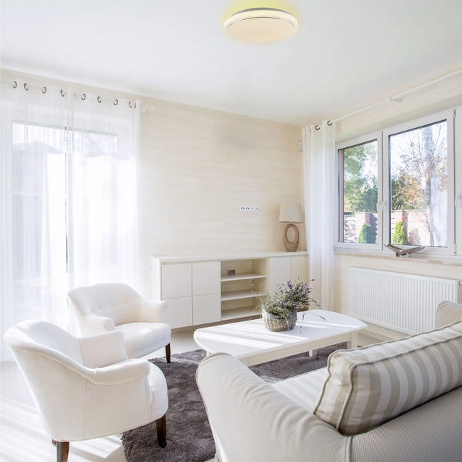 Plafon Roma srebrny LED Polux