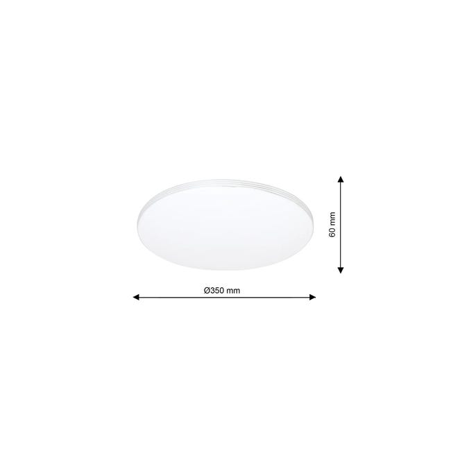Plafon SIENA z pilotem 35 cm biały LED EKO-LIGHT