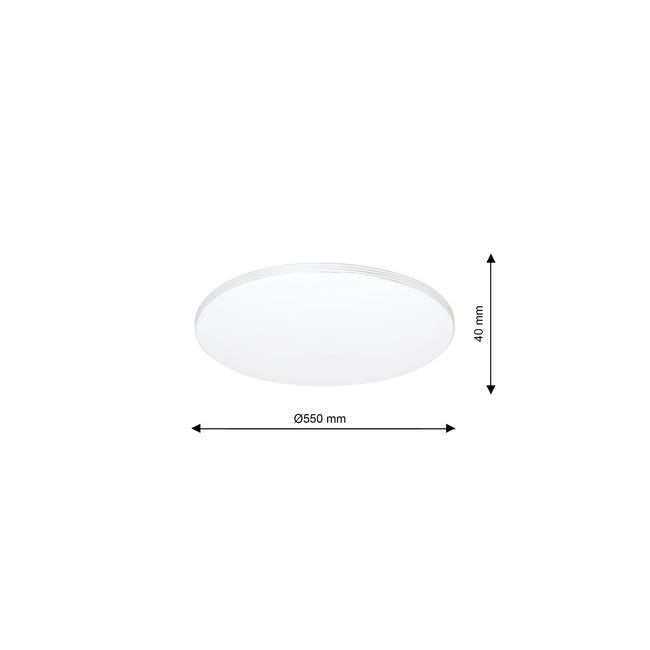 Plafon SIENA z pilotem 55 cm biały LED EKO-LIGHT