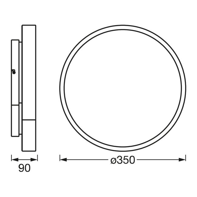 Plafon SMART WIFI ORBIS RD 40.2 cm biały LED Ledvance