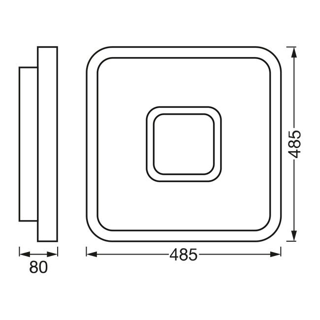 Plafon SMART WIFI ORBIS STELLA 52.5 cm biały LED Ledvance