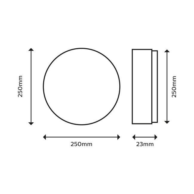 Plafon Superslim 25 cm biały LED Philips