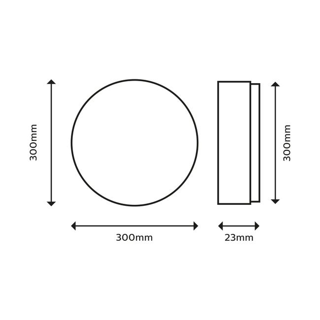 Plafon Superslim 30 cm biały LED Philips