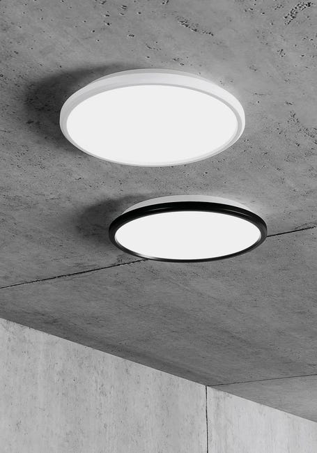 Plafon Terma czarny 28 cm LED Eko-Light