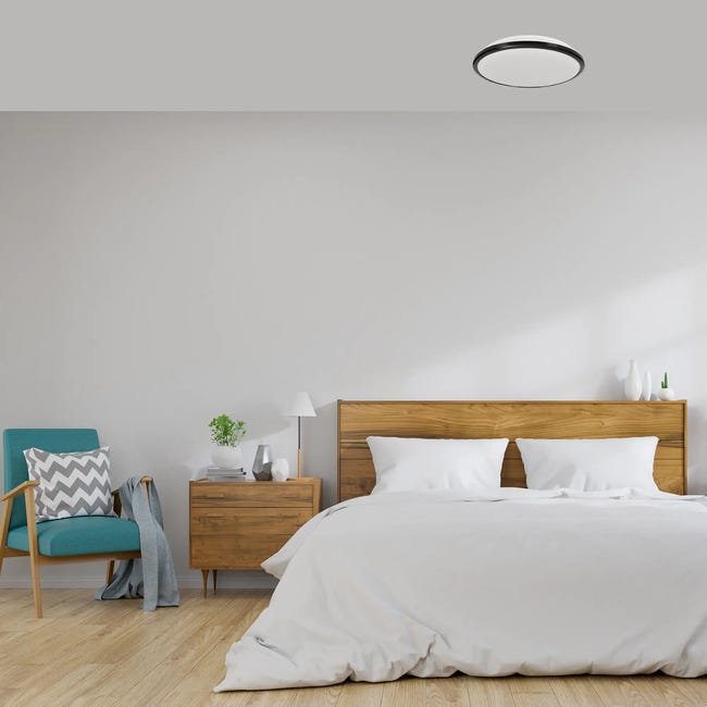 Plafon Terma czarny 40 cm LED Eko-Light